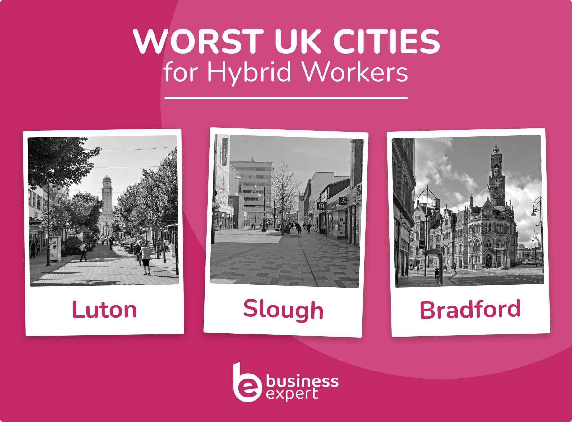 Revealed Best (and worst) UK Cities for Hybrid Working 2023 Business