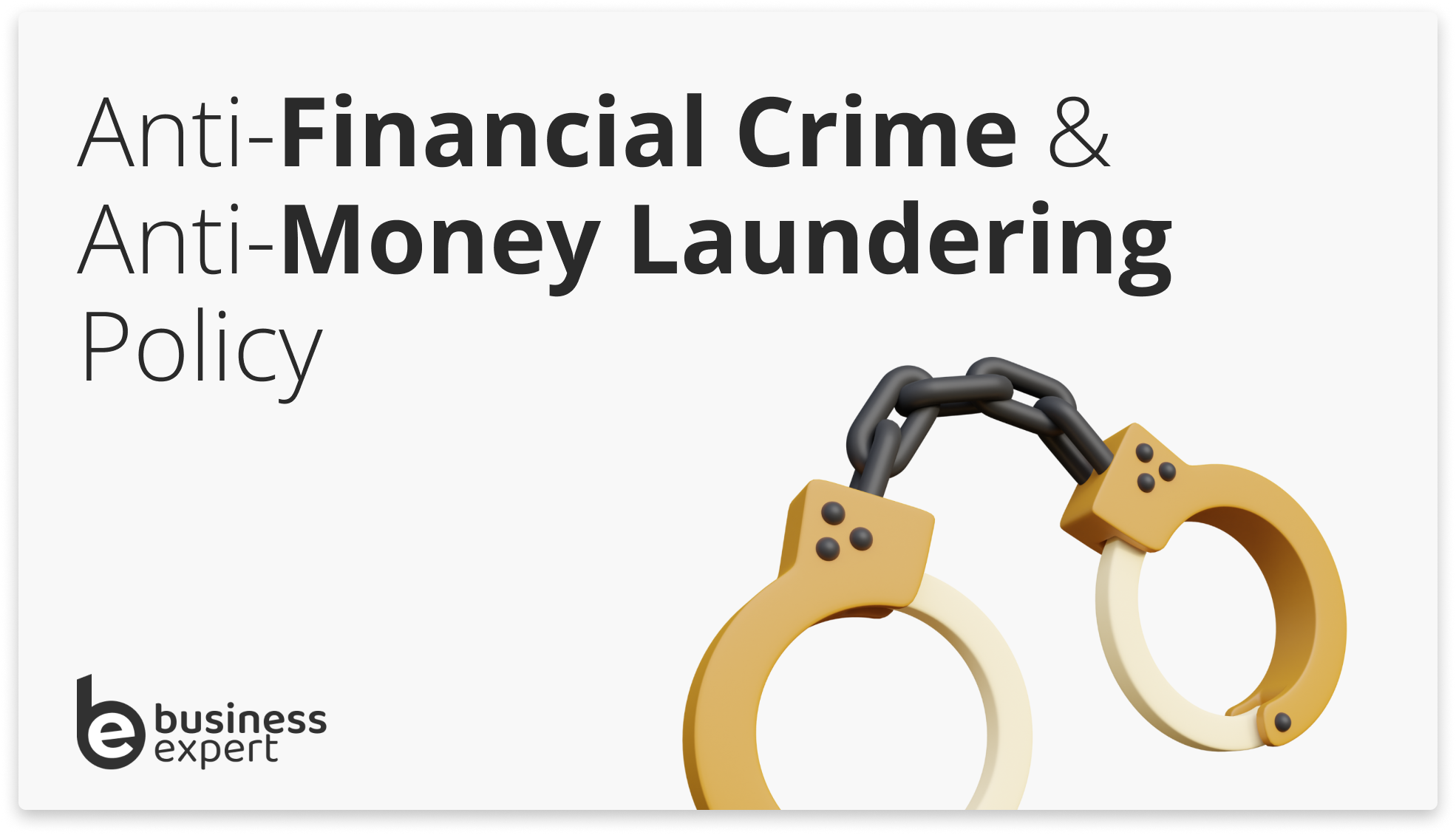 Anti-Financial Crime & Anti-Money Laundering Policy