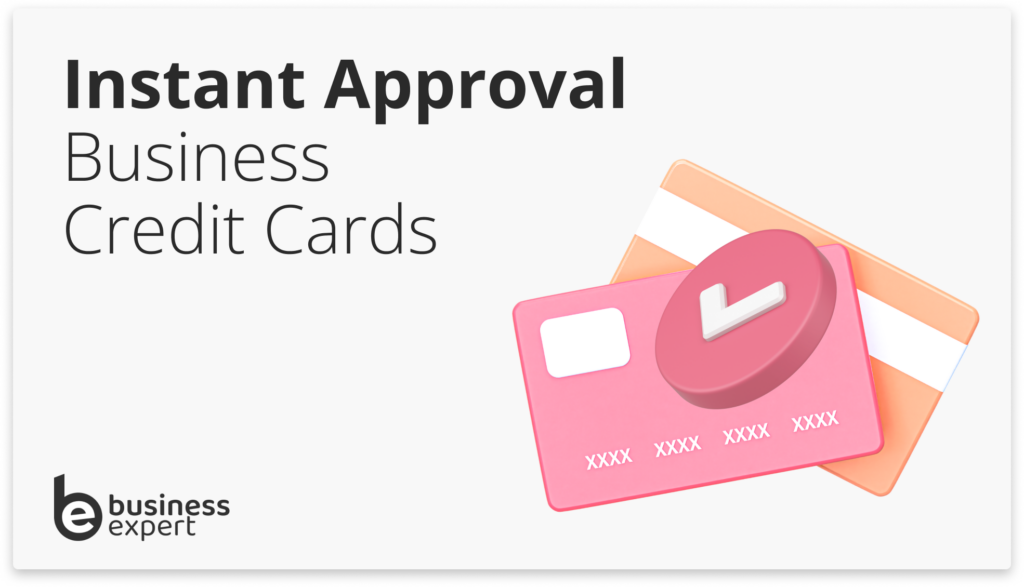 Instant Approval Business Credit Cards illustration