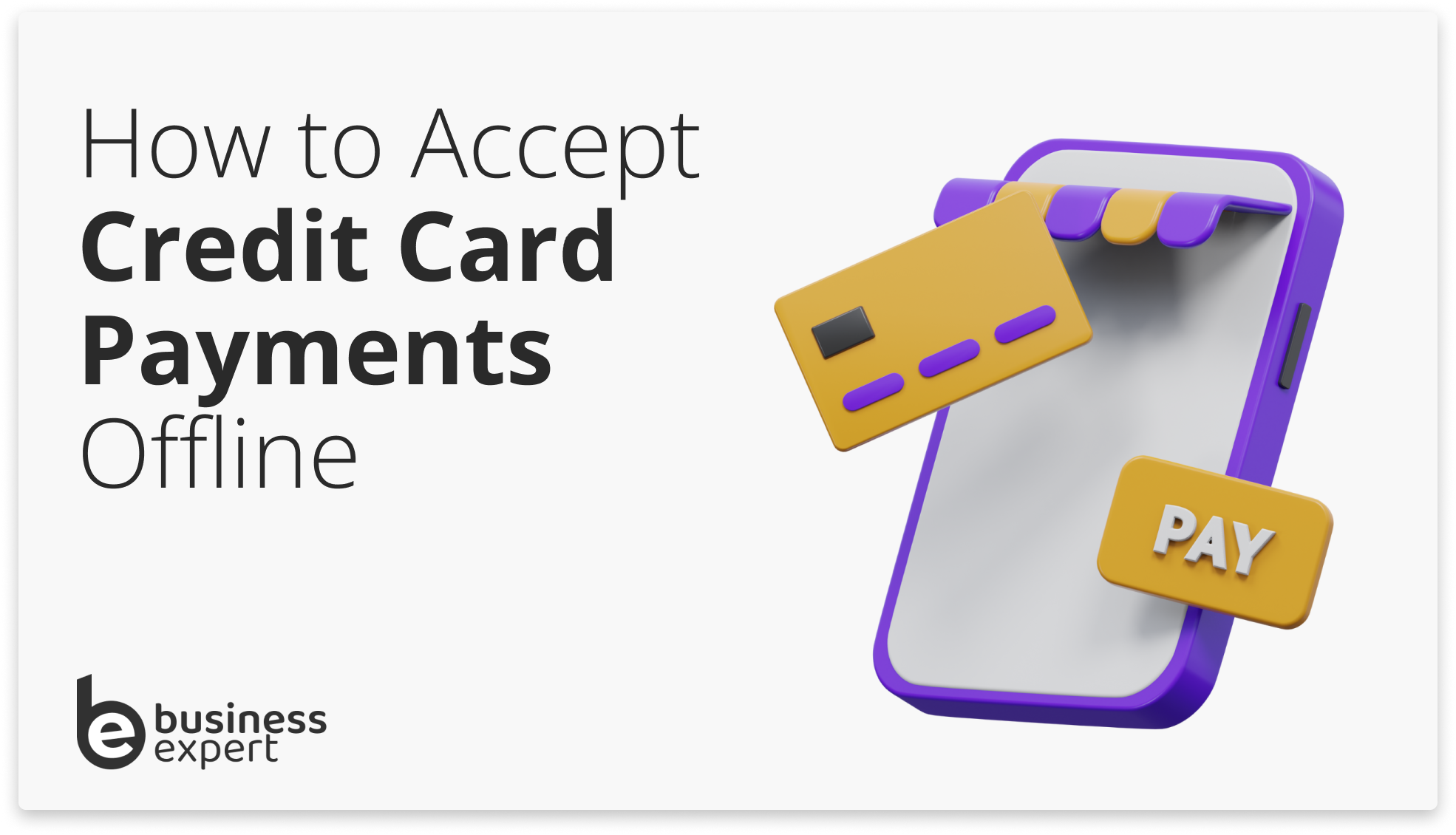 How to Accept Credit Card Payments Offline