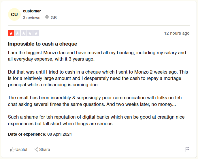 Monzo Review 2024