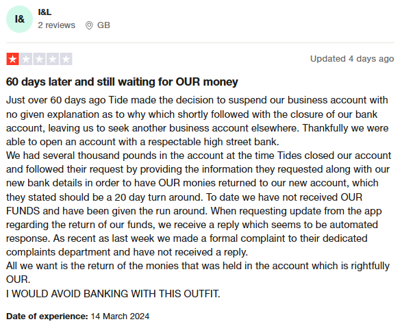 Tide vs Monzo Business Bank Accounts