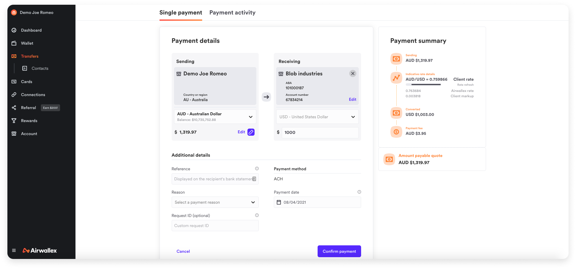airwallex app